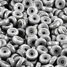 Load image into Gallery viewer, Czech Wheel Beads 6mm Chalk Jet Luster Qty:10g