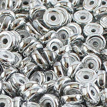 Load image into Gallery viewer, Czech Wheel Beads 6mm Chalk Full Labrador Qty:10g
