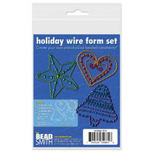 Load image into Gallery viewer, Christmas Wire Forms 3 Pack with Brass Wire Qty:1 Pack
