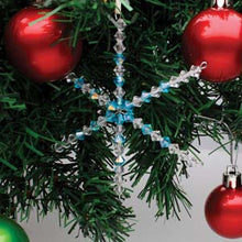 Load image into Gallery viewer, Wire Snowflake Frames 4-1/2in by The BeadSmith Qty:7
