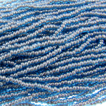 Load image into Gallery viewer, Czech Seedbeads 11/0 Aqua Topaz Lined