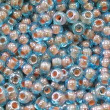Load image into Gallery viewer, Czech Seedbeads 11/0 Aqua Topaz Lined