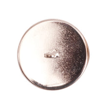 Load image into Gallery viewer, Button Shank Bezel Large Circle Bright Sterling Silver Plated Qty:1
