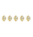 Load image into Gallery viewer, Preciosa 3x5mm Spacer Bicones Blond Flare Qty:20

