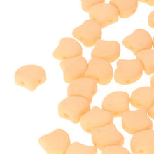 Load image into Gallery viewer, Czech Ginkgo Beads 7.5mm Bondeli Matte Orange Qty: 10g