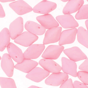 Czech GemDuos 8x5mm Bondeli Matte Soft Pink Qty: 10 grams
