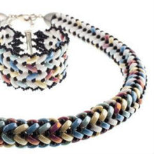 Load image into Gallery viewer, Czech Cali Beads 3x8mm Chalk Champagne Qty:30 beads