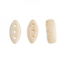 Load image into Gallery viewer, Czech Cali Beads 3x8mm Chalk Champagne Qty:30 beads