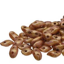 Load image into Gallery viewer, Czech Waves 3x7mm Chalk Senegal Brown-Purple Qty:10g