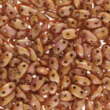 Load image into Gallery viewer, Czech Waves 3x7mm Chalk Senegal Brown-Purple Qty:10g