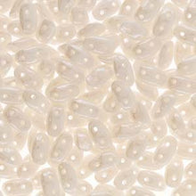 Load image into Gallery viewer, Czech Waves 3x7mm Chalk White Luster Qty:10g