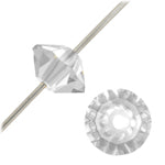 Load image into Gallery viewer, Preciosa 3x5mm Spacer Bicones Crystal AB Qty:20