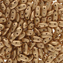 Load image into Gallery viewer, Czech Waves 3x7mm Crystal Bronze Pale Gold Qty:10g