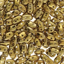 Load image into Gallery viewer, Czech Waves 3x7mm Crystal Full Amber Qty:10g