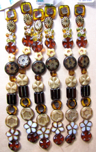 Load image into Gallery viewer, Czech Table Cut Mix Natural Dark Qty: 6 inch strand