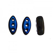Load image into Gallery viewer, Czech Cali Beads 3x8mm Jet Azuro Qty:30 beads