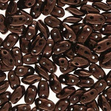 Load image into Gallery viewer, Czech Waves 3x7mm Jet Bronze Qty:10g