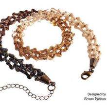 Load image into Gallery viewer, Czech Link Beads 3x10mm Blue Turquoise Qty:50 beads