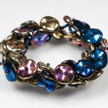 Load image into Gallery viewer, Czech Ripple Beads by Preciosa 12mm Silk Matte Periwinkle Qty:18