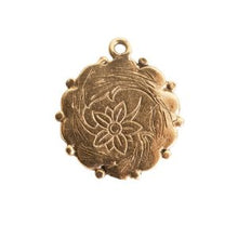 Load image into Gallery viewer, Antique Gold Ornate Earrings by Nunn Design Qty:1 pair