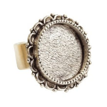 Load image into Gallery viewer, Antique Silver Ornate Ring Kit by Nunn Design Qty:1