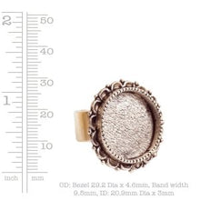 Load image into Gallery viewer, Antique Gold Ornate Ring by Nunn Design Qty:1