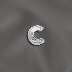 Silver Filled (.925/10) Crimp Covers 4mm Qty:10