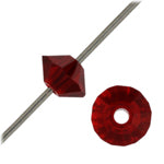 Load image into Gallery viewer, Preciosa 3x5mm Spacer Bicones Siam Qty:20