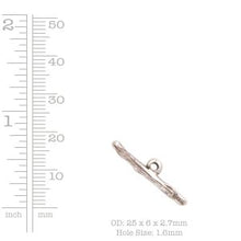 Load image into Gallery viewer, Antique Silver Traditional Bracelet Bezel by Nunn Design *D* Qty:1