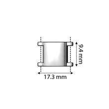 Load image into Gallery viewer, Delica 11/0 Magnetic Clasp 'Axos ii' Antique Silver Plated Qty: 1
