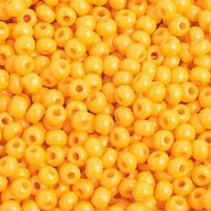 Czech Seedbeads 8/0 Light Orange Opaque