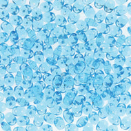 Czech Superduo Beads 2.5x5mm Aqua Qty: 10g