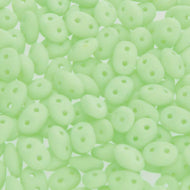 Czech Superduo Beads 2.5x5mm Bondeli Matte Lime Qty:10g