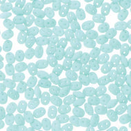 Czech Superduo Beads 2.5x5mm Bondeli Matte Mint Qty:10g