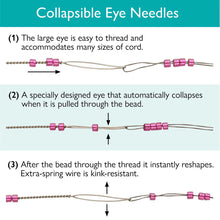 Load image into Gallery viewer, Collapsible Eye Needles Asst Qty:1 pack of 5
