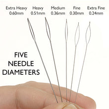 Load image into Gallery viewer, Collapsible Eye Needles Asst Qty:1 pack of 5

