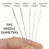 Collapsible Eye Needles Asst Qty:1 pack of 5