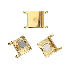 Load image into Gallery viewer, Delica 11/0 Magnetic Clasp 'Axos ii' 24K Gold Plated Qty: 1

