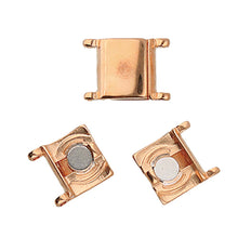 Load image into Gallery viewer, Delica 11/0 Magnetic Clasp 'Axos ii' Rose Gold Plated Qty: 1
