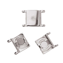 Load image into Gallery viewer, Delica 11/0 Magnetic Clasp 'Axos ii' Antique Silver Plated Qty: 1
