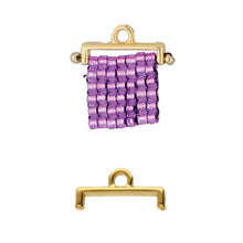 Load image into Gallery viewer, 11/0 Bead Ending 'Topolia ii' 24K Gold Plated Qty: 1
