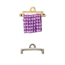 Load image into Gallery viewer, 11/0 Bead Ending 'Topolia ii' Antique Silver Plated Qty: 1

