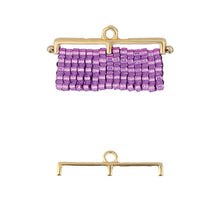 Load image into Gallery viewer, 11/0 Bead Ending 'Topolia iii' 24k Gold Plated Qty: 1
