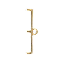 Load image into Gallery viewer, 11/0 Bead Ending 'Topolia iii' 24k Gold Plated Qty: 1
