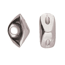 Load image into Gallery viewer, GemDuo Side Bead 'Tripiti' Antique Silver Plated Qty: 1
