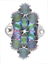 Load image into Gallery viewer, GemDuo Side Bead 'Tripiti' Antique Silver Plated Qty: 1
