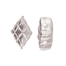 Load image into Gallery viewer, GemDuo Bead Substitute 'Plaka' Antique Silver Plated Qty: 1
