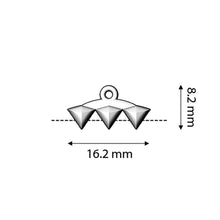 Load image into Gallery viewer, GemDuo Bead Ending 'Vani III' Rose Gold Plated Qty: 1
