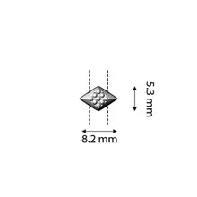 Load image into Gallery viewer, GemDuo Bead Substitute 'Adamas' Rose Gold Plated Qty: 1
