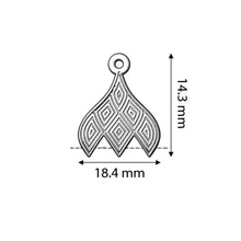 Load image into Gallery viewer, GemDuo Bead Ending 'Tourlos III' Rose Gold Plated Qty: 1
